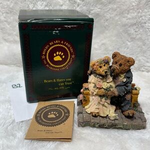 Boyds Bears Bearstone Grenville & Beatrice Best Friends #2016 Vintage 1993